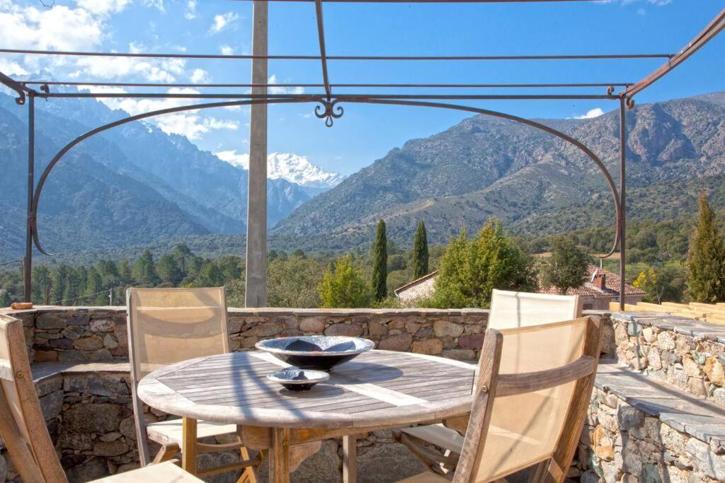 Le Capu Biancu-Location Avec Vue Proche Des Gorges De L Asco Entre Mer Et Montagne Moltifao Экстерьер фото